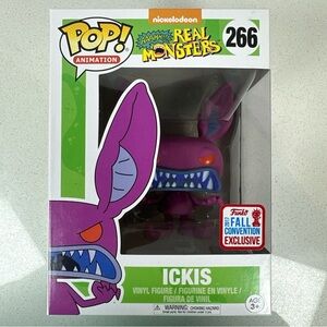 Funko Pop! Ickis #266 Aaahh!!! Real Monsters 2017 Fall Convention Exclusive